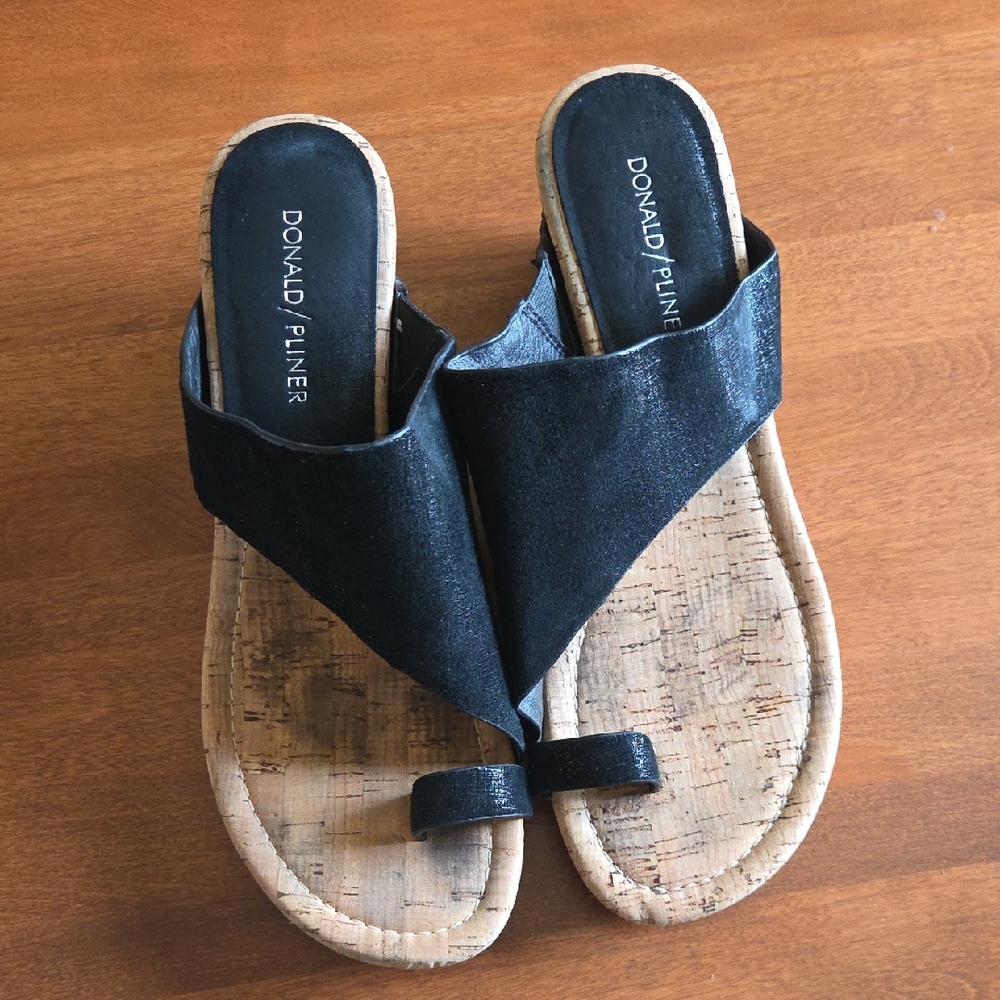 Donald J. Pliner Black Women's Sandals